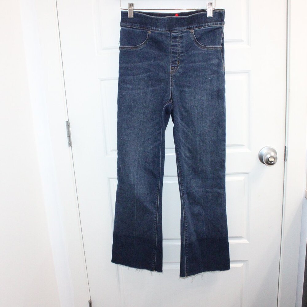 SPANX Dark Blue Cropped Jeans